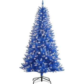 Pre-Lit Blue Christmas Tree