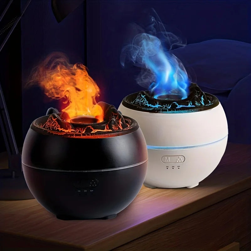 7-Color Flame Aroma Humidifier