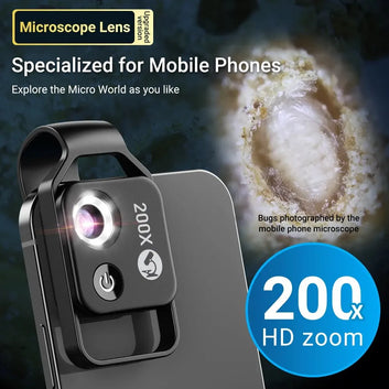 200X Pocket Microscope Lens